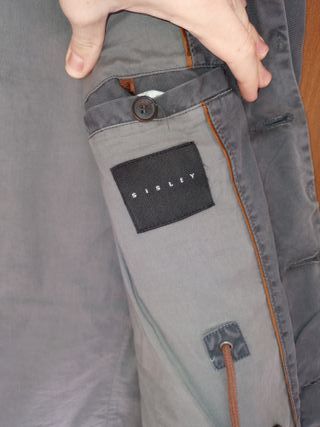 Field Jacket Giacca leggera Sisley uomo Grigio XL