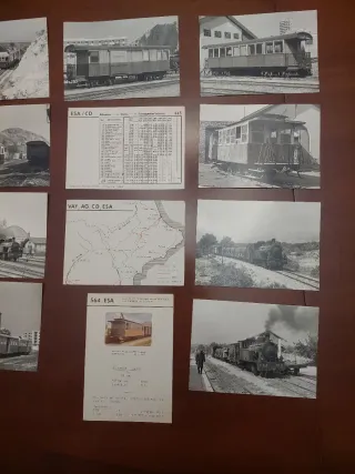 Lote de Postales Antiguas de Trenes 4