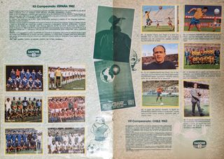 Álbum Fútbol en Acción Danone 82 Completo