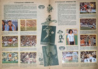 Álbum Fútbol en Acción Danone 82 Completo