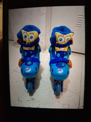 PATINES NIÑO BOB ESPONJA