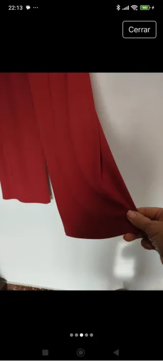 Pantalón palazzo Itàlia Style rojo