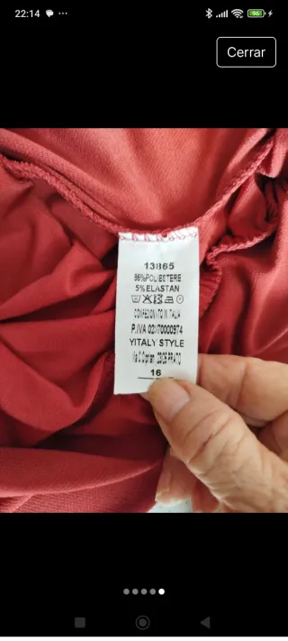 Pantalón palazzo Itàlia Style rojo