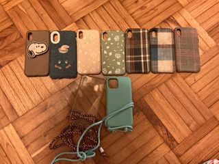 Confezione da 9 custodie per iPhone X / XS varie