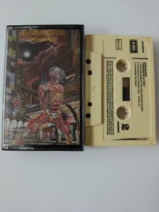 Cinta Cassette Iron Maiden Somewhere in Time