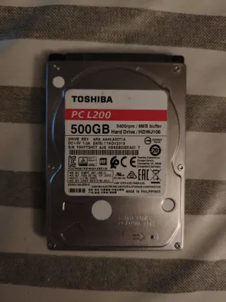 Disco Duro Toshiba 500GB PC L200