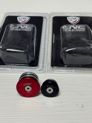 Tappi Forcella CNC Racing Ducati Rossi