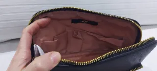 Neceser mujer polipiel negro