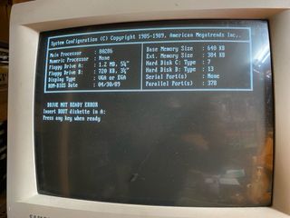 Ordenador 286 Torre Media Vintage