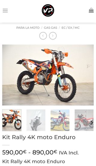 Kit Rally 4K Moto Enduro