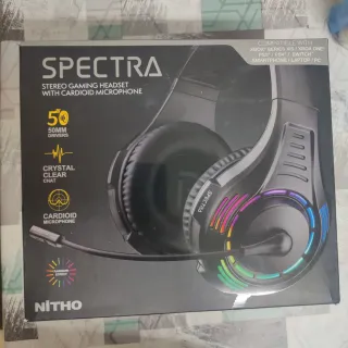 Auriculares Gaming Nitho Spectra con Micrófono