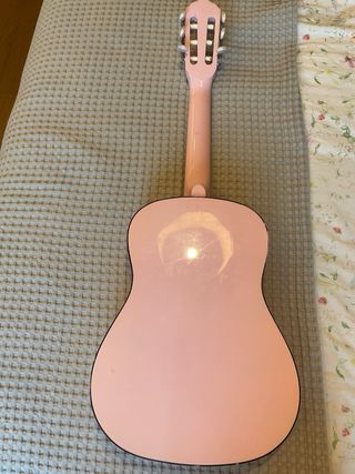 Guitarra infantil rosa Rocio