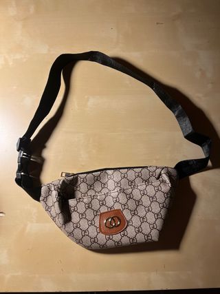 Riñonera Gucci Beige y Marrón