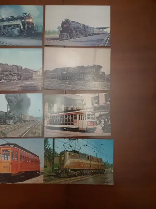 Lote de Postales de Trenes Antiguos 1