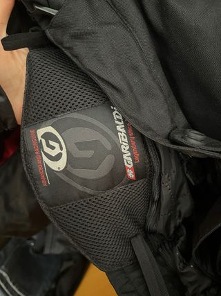 Chaqueta Moto Mujer Rojo/Negro