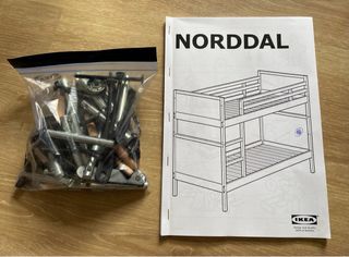 Litera Ikea madera maciza convertible en 2 camas