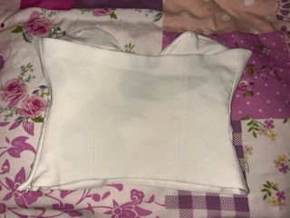 Top Zara Corazón Blanco