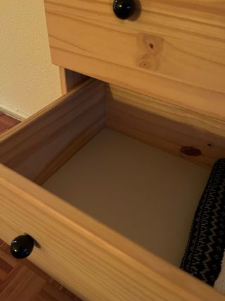 Aparador de madera con 6 cajones