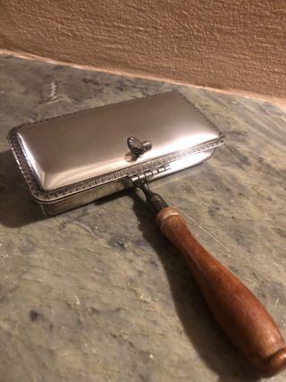 Raccoglibriciole antico argentone