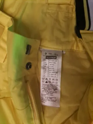 Pantalones de esquí amarillos