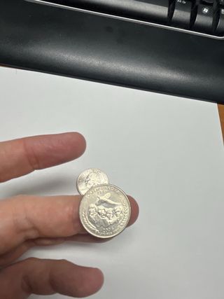 8 Monedas Cuarto de Dólar USA Diferentes