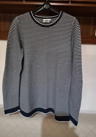 Maglia Tom Tailor righe blu e bianche taglia M