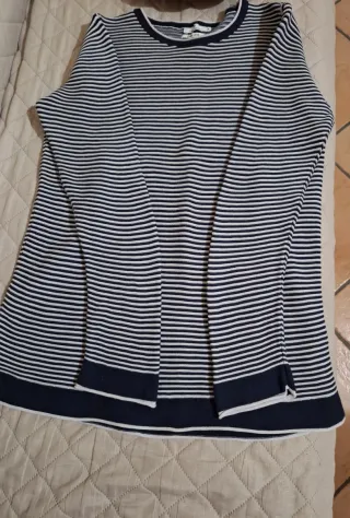 Maglia Tom Tailor righe blu e bianche taglia M