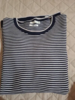 Maglia Tom Tailor righe blu e bianche taglia M