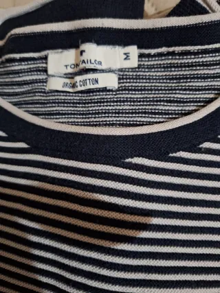Maglia Tom Tailor righe blu e bianche taglia M