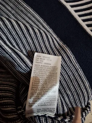 Maglia Tom Tailor righe blu e bianche taglia M