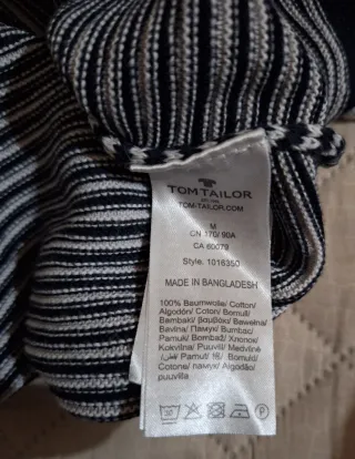 Maglia Tom Tailor righe blu e bianche taglia M