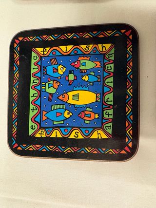 Set 5 Sottobicchieri Africani Collezione