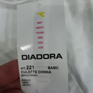 Completo intimo Diadora taglia 3