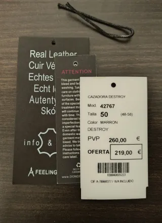 Chaqueta Donders piel ante marrón con borrego