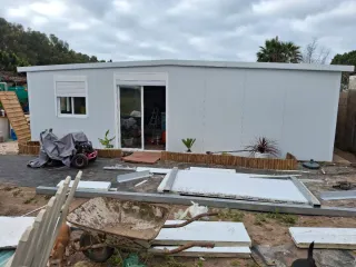 Construcción modular panel sándwich