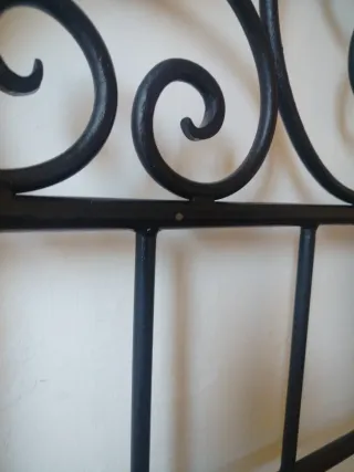 Cabecero forja artesanal vintage