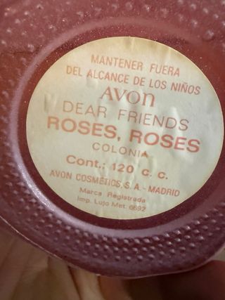 Colonia Avon Roses, Roses Vintage