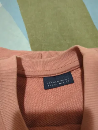 Sudadera rosa coral Lefties