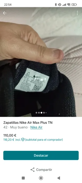 Zapatillas Nike Air Max Plus TN Talla 42