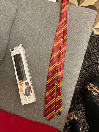 Bacchetta e cravatta Harry Potter