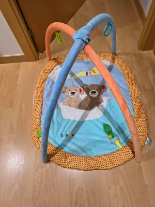 Manta de juego para bebés con peluches