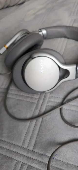 Sony MDR-1AM2 Cuffie Cablate Hi-Res Grigio Argento