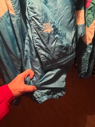 Chándal Adidas Vintage Azul y Morado