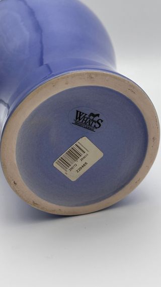 Vaso moderno blu cobalto in ceramica