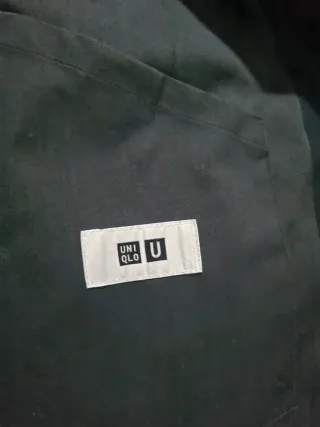 Uniqlo Impermeabile Nero