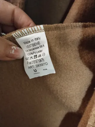 Abrigo rizado pelo camel