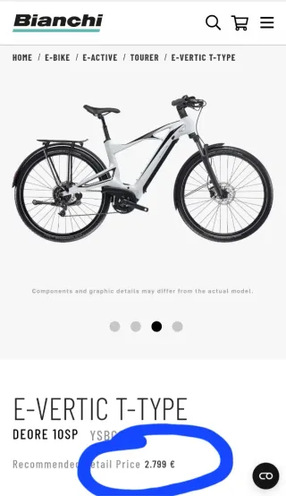 Bicicleta eléctrica E-Vertic T-Type