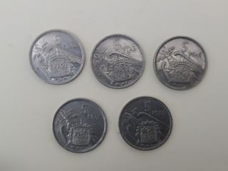 5 MONEDAS 5 PESETAS 1957 *73