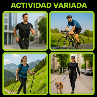 Cinturón para correr sin rebotes y Reflectantes