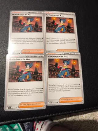4X Movimiento de Aza - Entrenador Pokémon